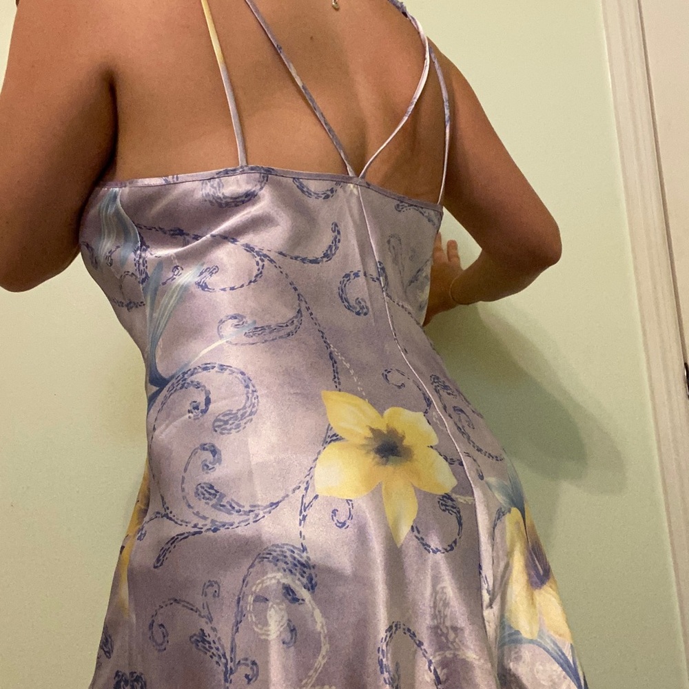open lace back dress Retro Embroidery Trendy Butterfly Short Sleeved Women's Dress main image 1